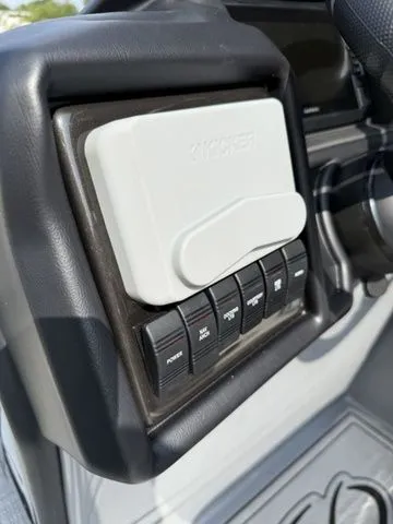 Slide: The Image of Veranda Vr235rcp 2026 control panel with toggle switches. - 17