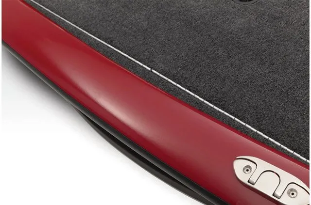 Slide: The Image of Close-up of Tracker Pro Team 190 TX boat deck, 2021 model. - 14