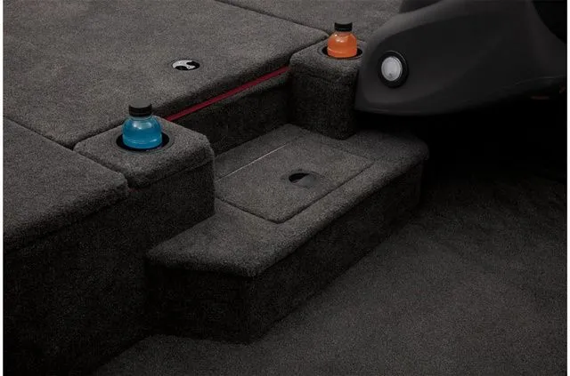 Slide: The Image of Interior of 2021 Tracker Pro Team 190 TX Tournament Ed. with cup holders. - 18