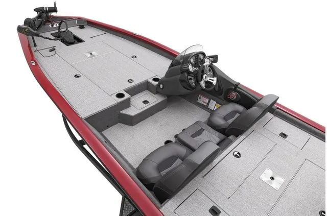 Slide: The Image of 2021 Tracker Pro Team 190 TX Tournament Ed. boat interior view. - 21