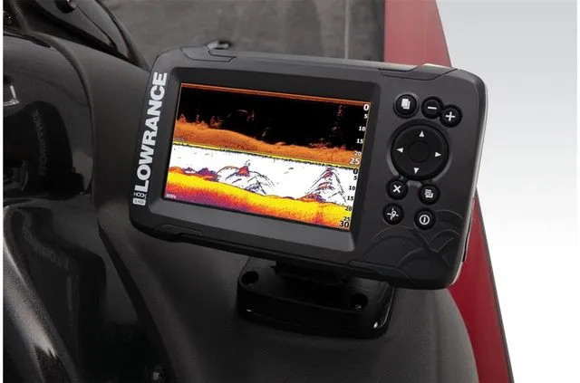 Slide: The Image of Lowrance fish finder on Tracker Pro Team 190 TX, 2021 model. - 25