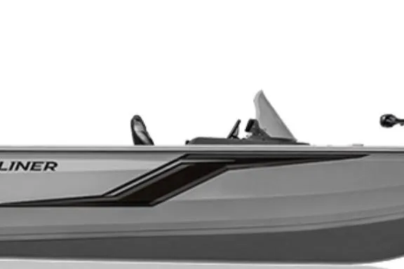 The Image of 2026 Crestliner 1750 Hawk SC boat, side view, sleek design, gray color. - 0