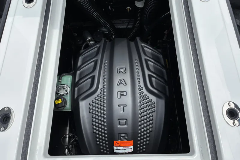 Slide: The Image of Engine bay of 2026 Moomba Tykon with Raptor engine. - 17