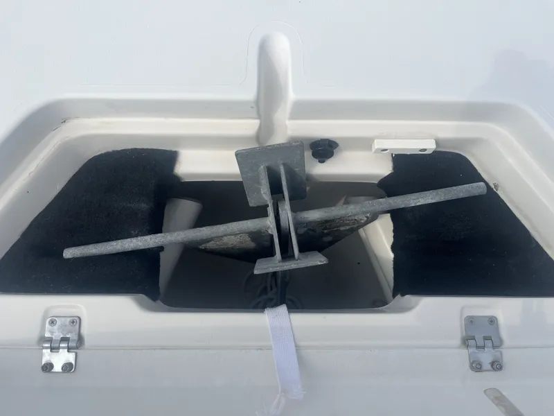 Slide: The Image of Anchor compartment of a 2008 Pathfinder 2200 Tournament Edition boat. - 14