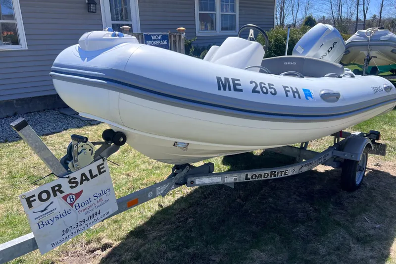 The Image of 2016 Brig Eagle 340 inflatable boat on trailer, for sale by Bayside Boat Sales. - 1