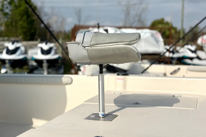 Slide: The Image of 2026 Carolina Skiff 21 LS boat seat, showcasing modern design and comfort features. - 2
