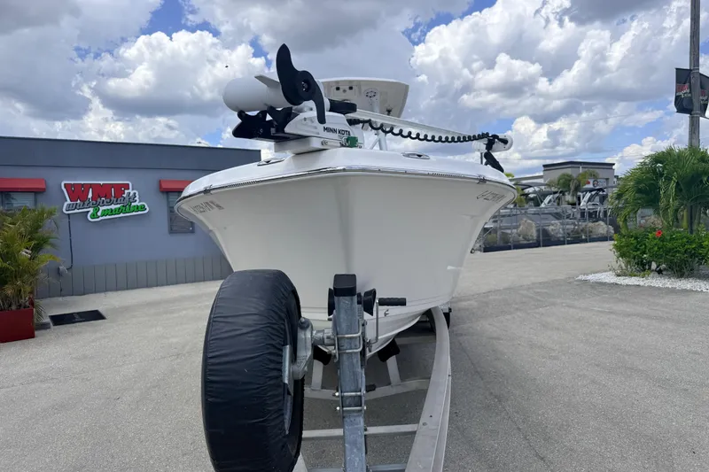 Slide: The Image of 2021 Blue Wave 2800 Makaira boat on trailer at WMF Watercraft & Marine. - 4