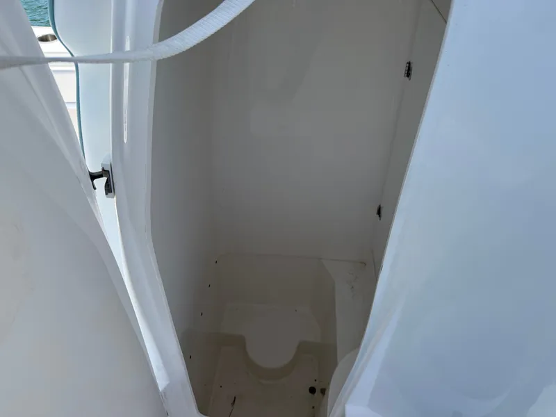 Slide: The Image of Interior of Contender 25 Tournament 2021 boat cabin. - 14
