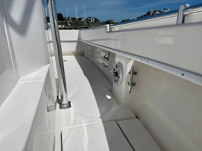 Slide: The Image of Interior view of a 2021 Contender 25 Tournament boat. - 16