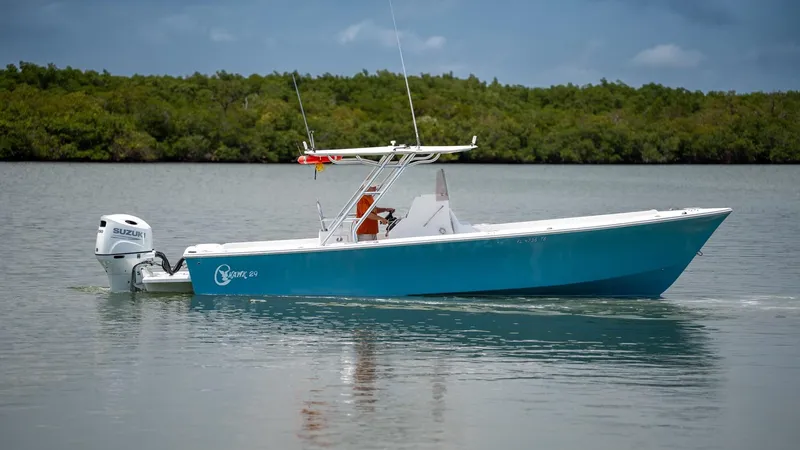The Image of C-Hawk Center Console 29 boat, 2021, on calm water. - 0