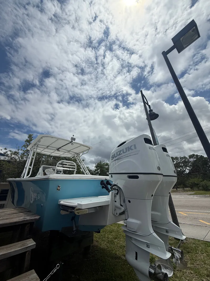 Slide: The Image of C-Hawk Center Console 29 boat with Suzuki engines, 2021 model. - 18