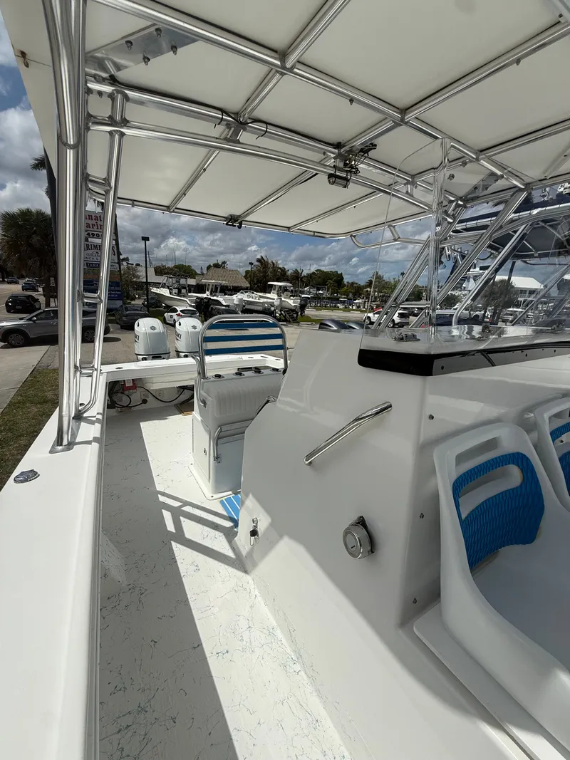 Slide: The Image of Interior view of a 2021 C-Hawk Center Console 29 boat. - 6