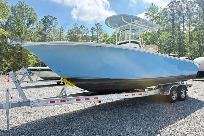 The Image of 2017 Carolina Skiff Sea Chaser 27 HFC on trailer, parked outdoors. - 5