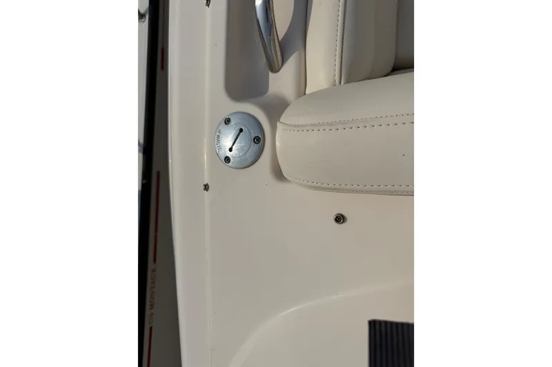 Slide: The Image of Close-up of a 2017 Grady-White Freedom 235 boat interior detail. - 63