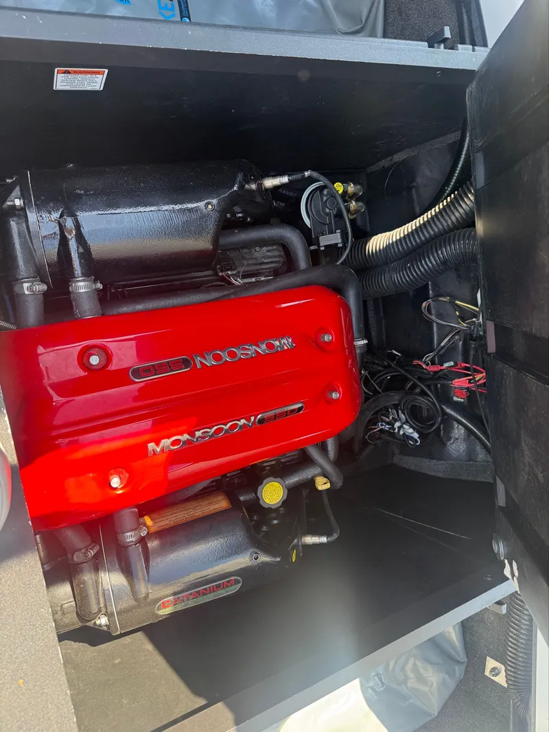 Slide: The Image of 2016 Axis T22 engine compartment with Monsoon 350 engine. - 5