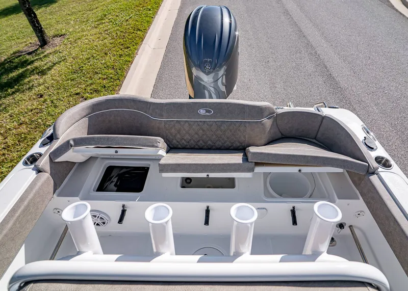 Slide: The Image of Interior view of Sea Hunt Ultra 229 boat, model year 2026. - 12