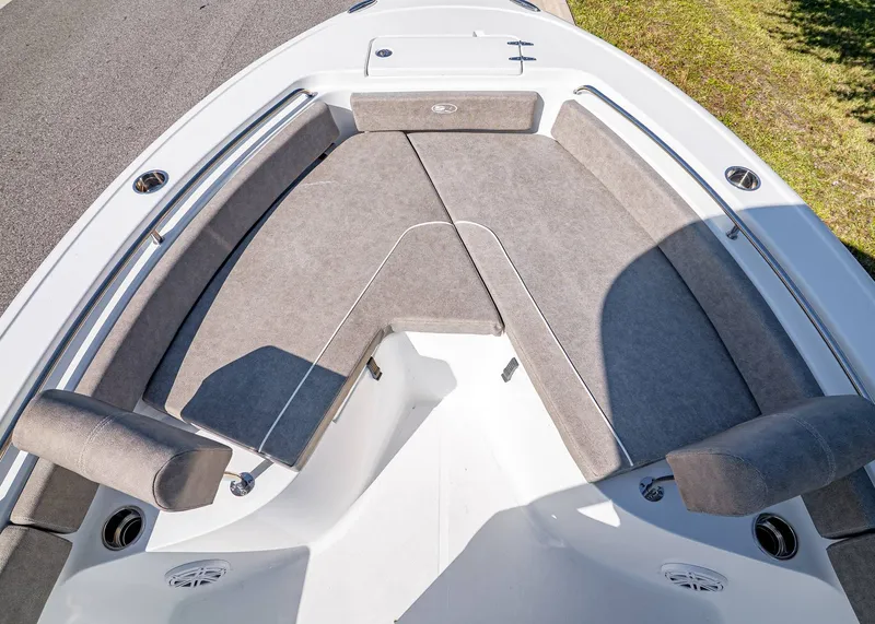 Slide: The Image of Interior view of Sea Hunt Ultra 229 boat, model year 2026. - 22