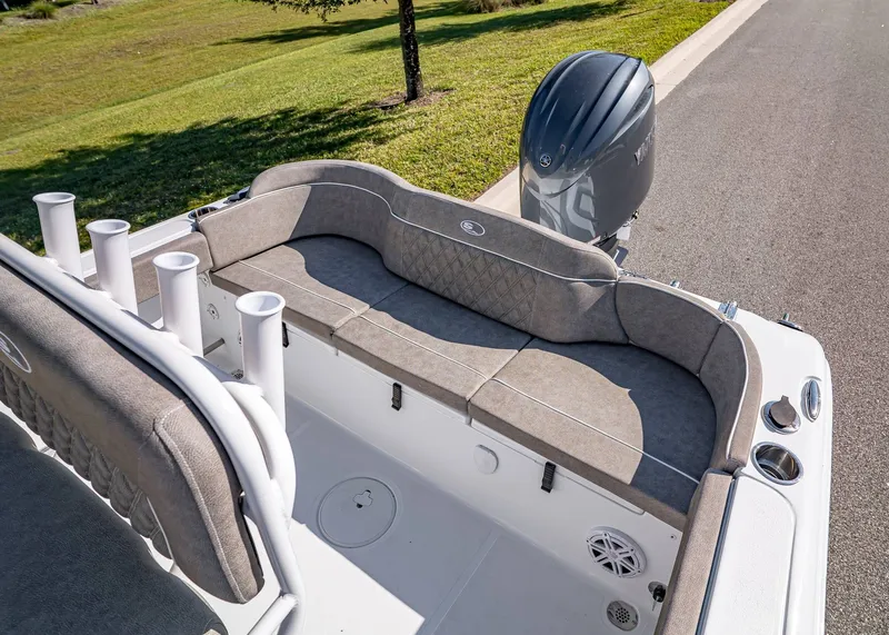 Slide: The Image of Interior of Sea Hunt Ultra 229 boat, model year 2026. - 8