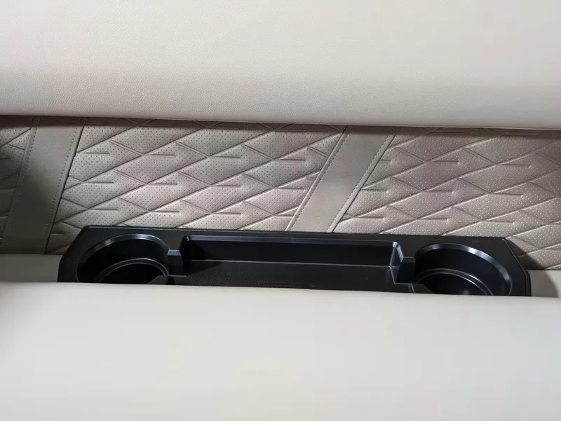 Slide: The Image of Bennington 23 SSR 2027, interior with cup holders and upholstery. - 12