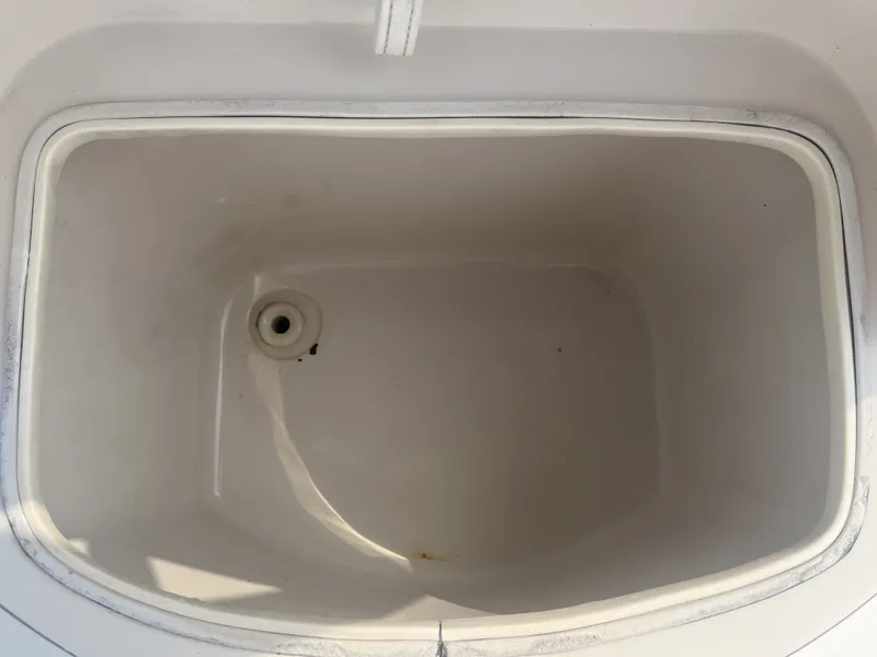 Slide: The Image of Interior view of a 2008 Pathfinder 2200 boat cooler. - 17