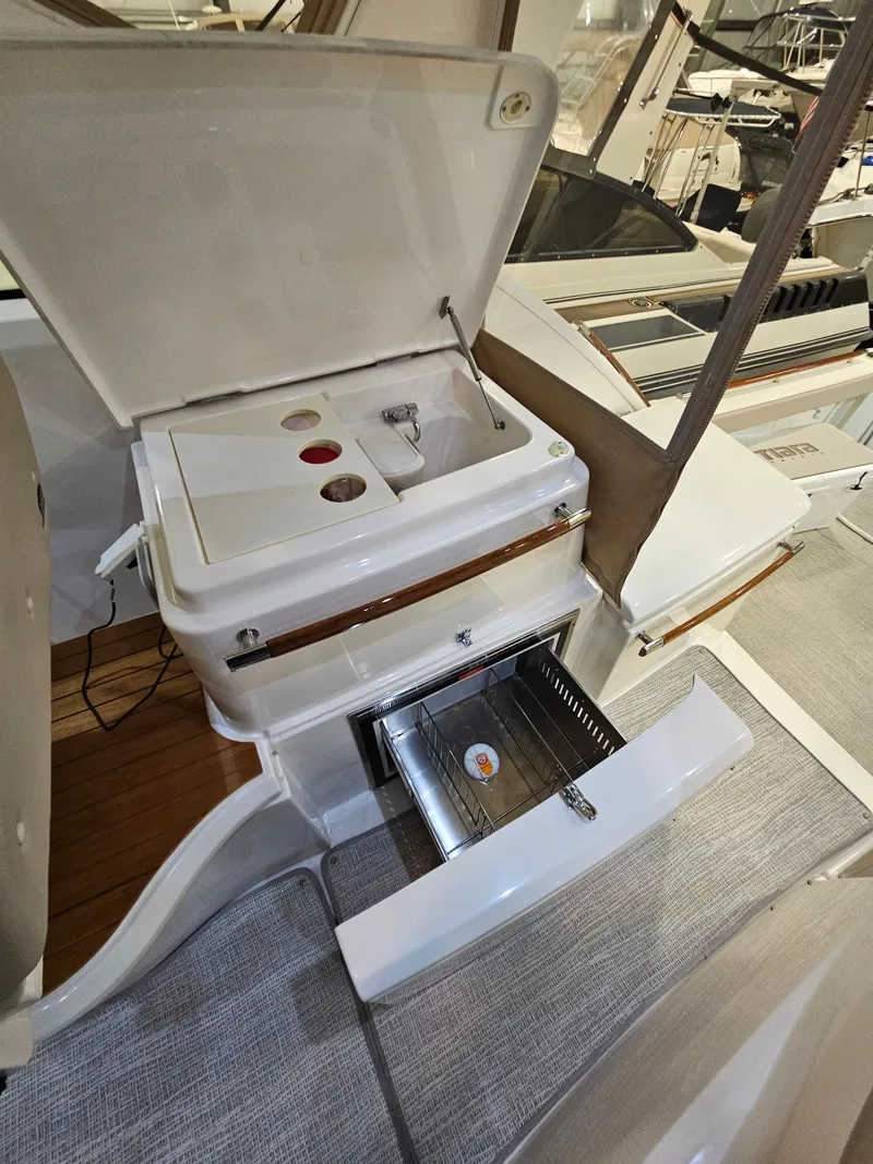 Slide: The Image of Tiara Yachts 43 Open 2014 kitchen area with sink and storage. - 13