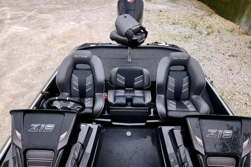 Slide: The Image of Interior view of the 2022 Nitro Z19 Pro boat. - 4