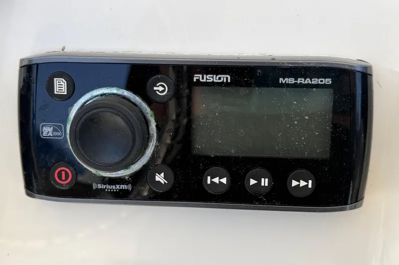 Slide: The Image of Fusion MS-RA205 marine stereo on 2016 Century 2301 Center Console boat. - 35