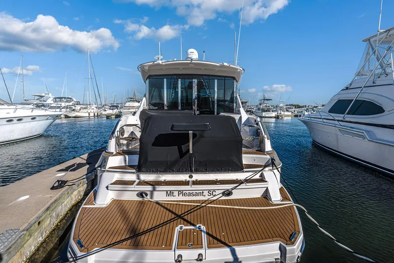 Slide: The Image of 2016 Regal 46 Sport Coupe docked in Mt. Pleasant, SC marina. - 9