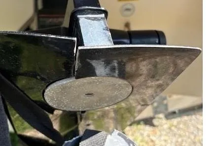 Slide: The Image of Close-up of a 2008 Tahoe Q6 SF boat propeller. - 16