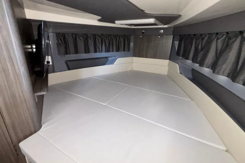 Slide: The Image of Interior of 2025 Navan S30 camper with spacious sleeping area and modern design. - 68
