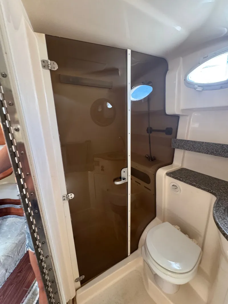 Slide: The Image of Bathroom of 2005 Rinker Fiesta Vee 342 yacht. - 16