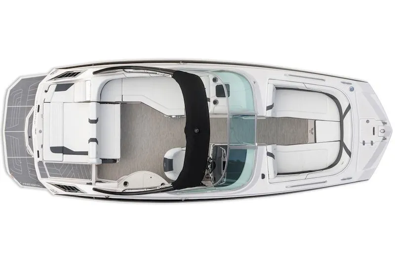 Slide: The Image of Manufacturer Provided Image: Top view of a 2017 Regal 24 FasDeck boat with spacious seating. - 10