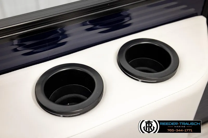 Slide: The Image of Cup holders on a 2026 Bennington 22 SSBSF boat, featuring sleek design and functionality. - 44