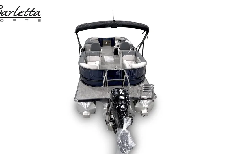 Slide: The Image of 2026 Barletta Sanza pontoon boat with sleek design and spacious seating. - 3