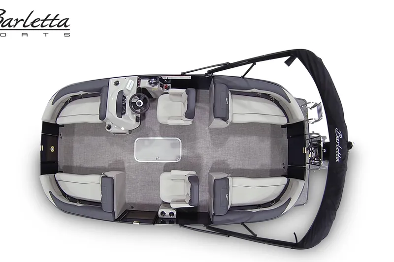 Slide: The Image of Top view of 2026 Barletta Sanza boat with spacious seating and modern design. - 7