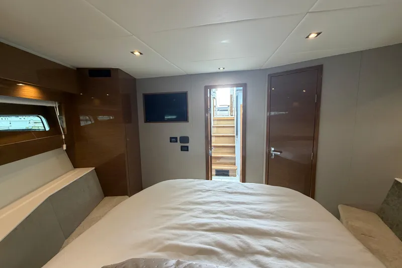 Slide: The Image of Luxurious bedroom interior of 2018 Cruisers Yachts 50 Cantius with modern design and amenities. - 27