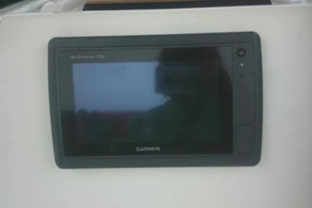 Slide: The Image of Garmin GPS device on 2014 Sea Fox 226 Commander boat dashboard. - 33