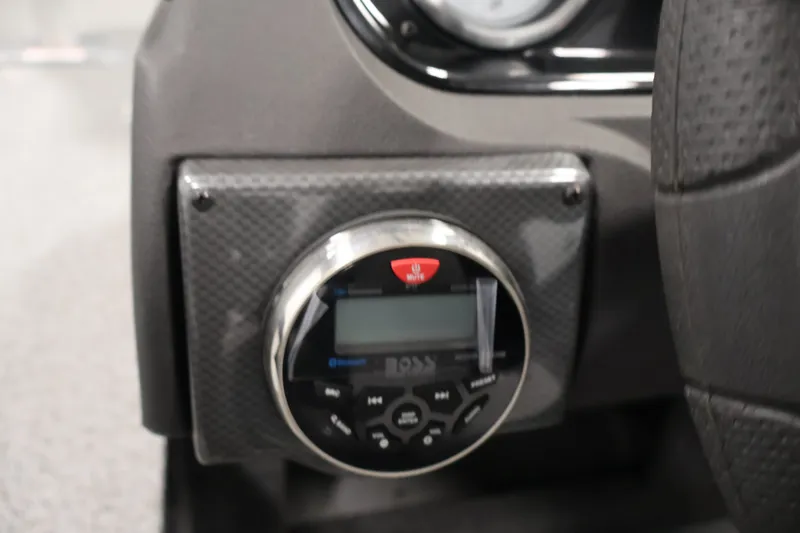 Slide: The Image of Dashboard of 2027 Crestliner 1650 HAWK SC featuring a modern control panel. - 30