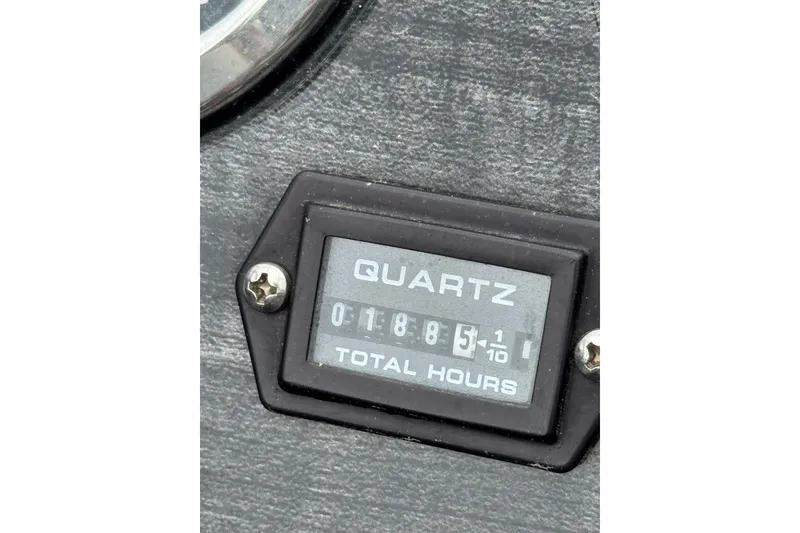 Slide: The Image of Hour meter showing 185.5 total hours on 2013 Ranger 1850 LS. - 11