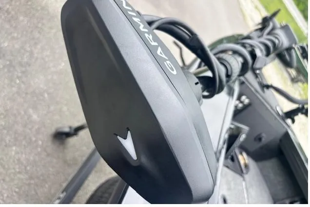 Slide: The Image of 2023 Ranger VX1888 WT boat with Garmin equipment, close-up view. - 3