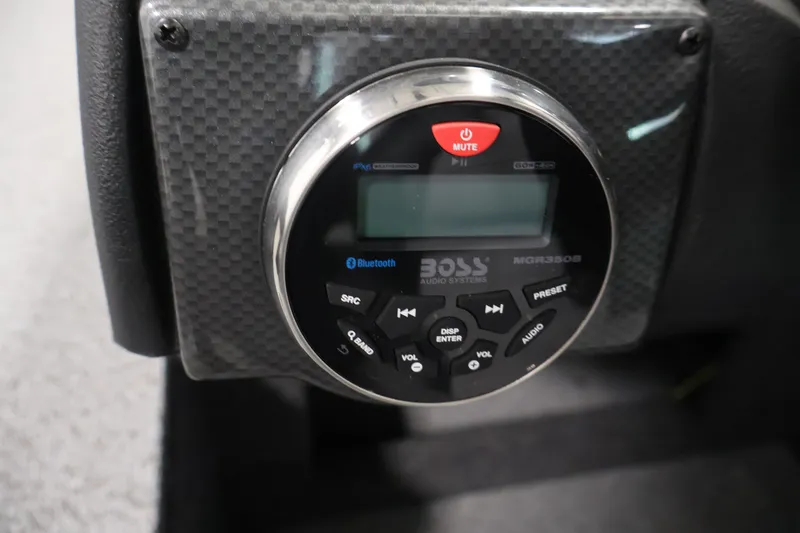 Slide: The Image of Audio system control panel in 2026 Crestliner 1750 Fish Hawk SC boat. - 32