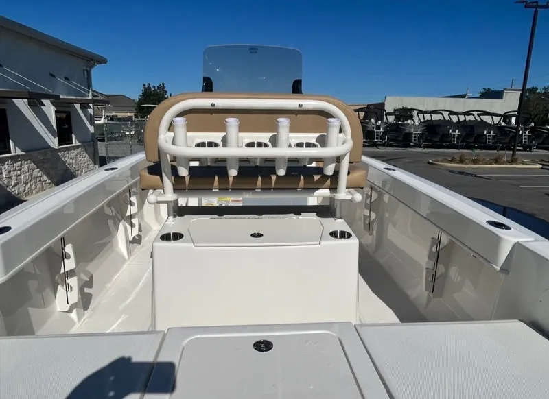 Slide: The Image of Interior view of Bayliner TROPHY CC20 boat, model year 2026. - 11