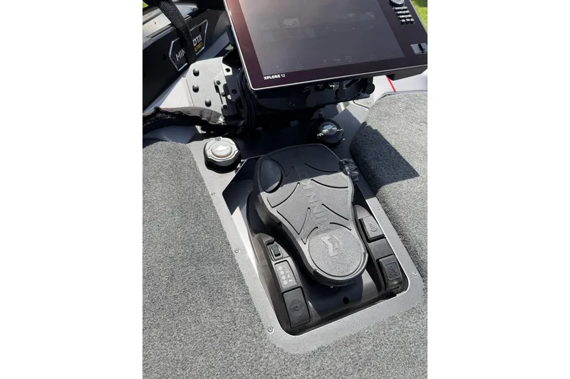 Slide: The Image of Control panel of 2025 Skeeter ZXR21 boat with advanced navigation system. - 12