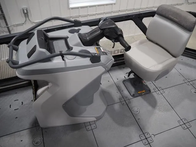 Slide: The Image of 2023 Sea-Doo Switch 16 helm and seat interior view. - 10