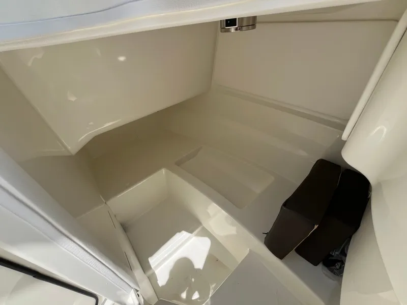 Slide: The Image of Interior of 2026 Sea Ray SDX 250 Outboard, spacious and modern. - 17
