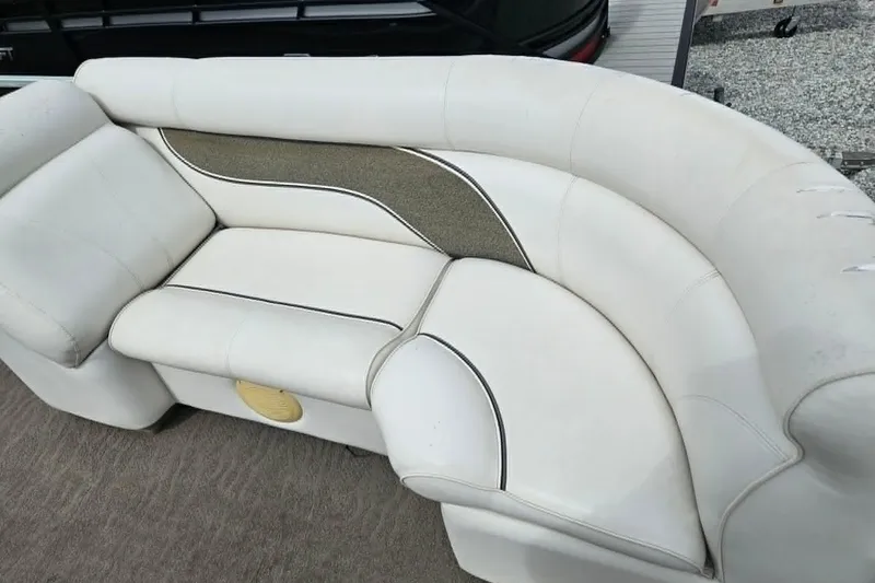 Slide: The Image of White leather seating on a 2007 Premier 225 Legend RE boat. - 11