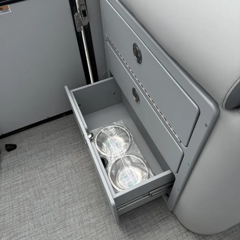 Slide: The Image of 2026 Avalon QLS25T Excalibur drawer with cups. - 24