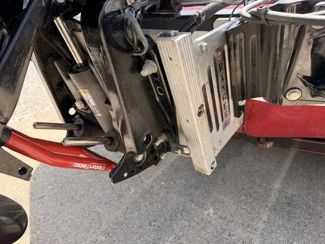 Slide: The Image of Close-up of Ranger Z20 boat motor, model year 2026. - 3