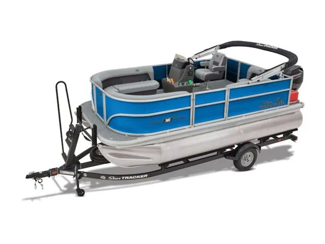 Slide: The Image of Sun Tracker Party Barge 16 DLX 2026 - 19