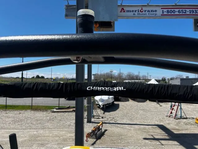 Slide: The Image of Chaparral Vortex 223 VRX 2015 on a crane, outdoor view. - 12